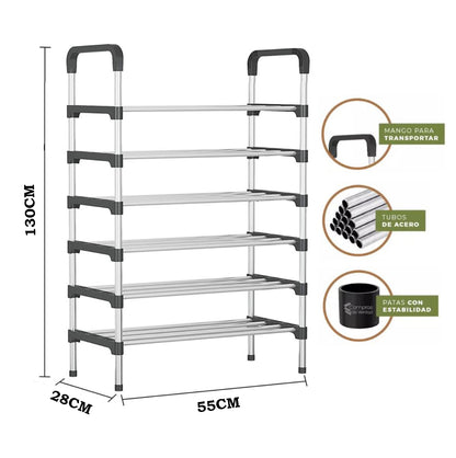 Organizador de Zapatos (6 niveles / 15 pares)