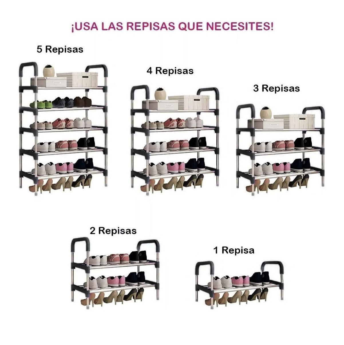 Organizador de Zapatos (6 niveles / 15 pares)