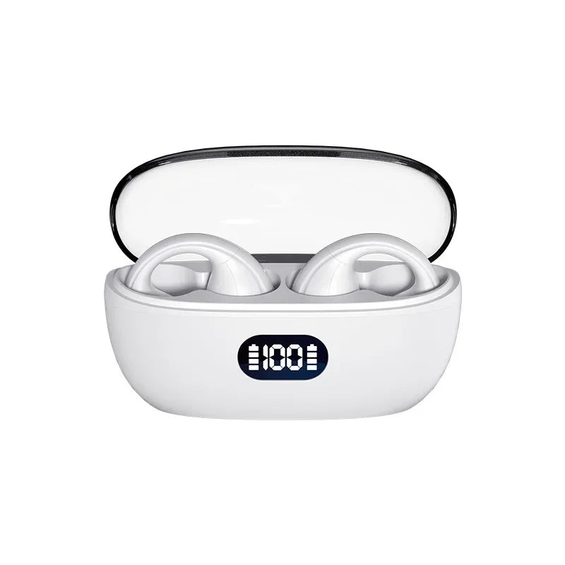 Audífonos Inalámbricos Tipo Aretes – Tecnología de Conducción Ósea